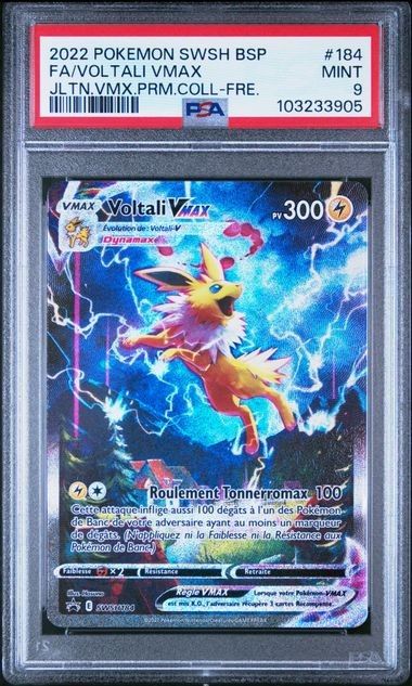 Pokemon Karte Voltali-VMAX SWSH184 Promo SWSH PSA 9